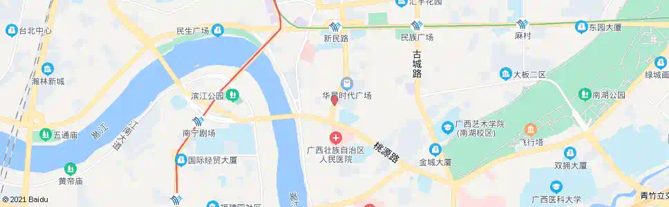南宁新民保爱路口_公交站地图_南宁公交_妙搜公交查询2025