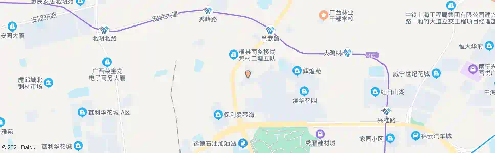 南宁货运北站_公交站地图_南宁公交_妙搜公交查询2025