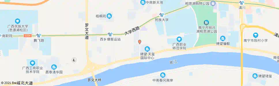 南宁邕隆梧桐路口_公交站地图_南宁公交_妙搜公交查询2025