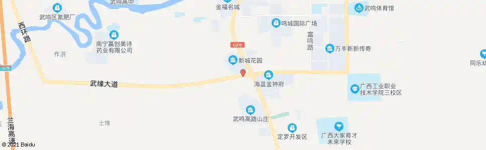 南宁南环定罗路口_公交站地图_南宁公交_妙搜公交查询2025