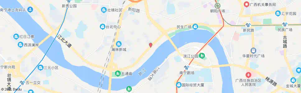 南宁江北北大路口_公交站地图_南宁公交_妙搜公交查询2025