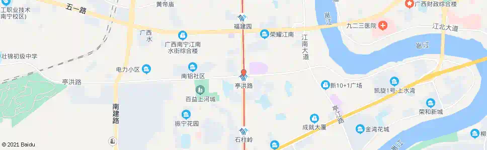 南宁星光亭洪路口(临时取消)_公交站地图_南宁公交_妙搜公交查询2025