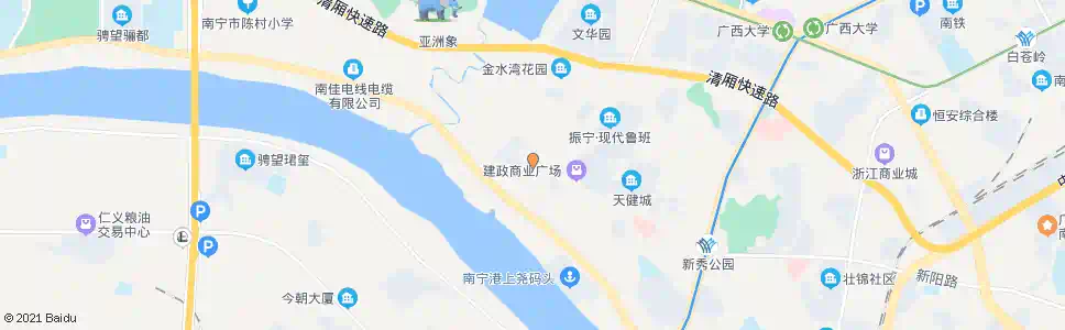 南宁新阳鲁班路口_公交站地图_南宁公交_妙搜公交查询2025