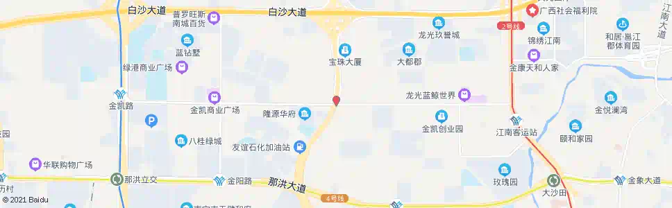 南宁金凯友谊路口_公交站地图_南宁公交_妙搜公交查询2025