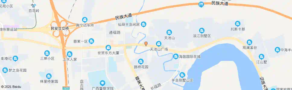 南宁万正假日_公交站地图_南宁公交_妙搜公交查询2025