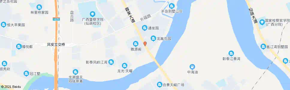 南宁仙葫桥北_公交站地图_南宁公交_妙搜公交查询2025