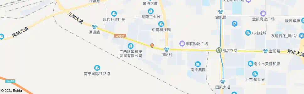 南宁洪历同德路口_公交站地图_南宁公交_妙搜公交查询2025