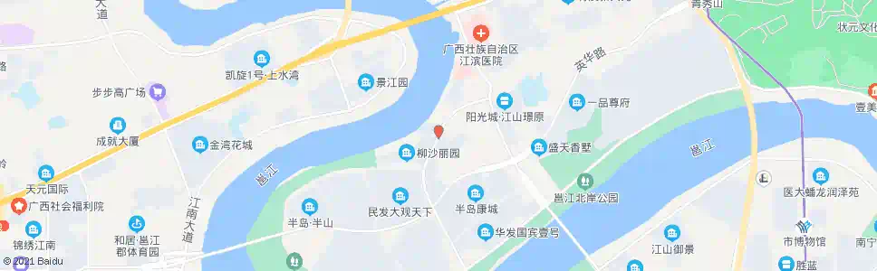 南宁柳沙路中_公交站地图_南宁公交_妙搜公交查询2025