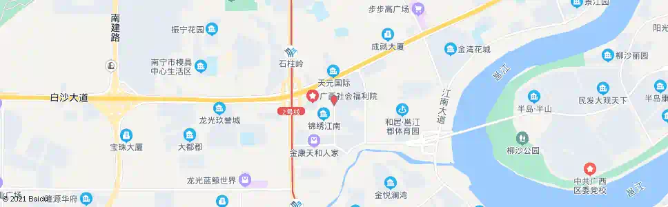 南宁圭贝白沙路口_公交站地图_南宁公交_妙搜公交查询2025