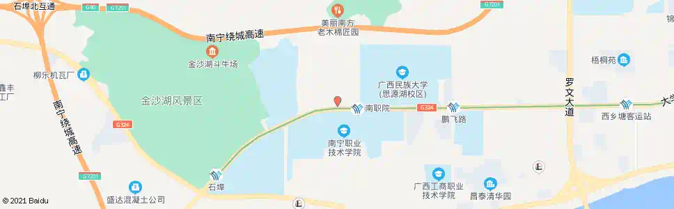 南宁区党校(南门)_公交站地图_南宁公交_妙搜公交查询2025