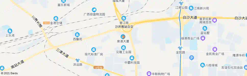 南宁那历洪胜路口_公交站地图_南宁公交_妙搜公交查询2025