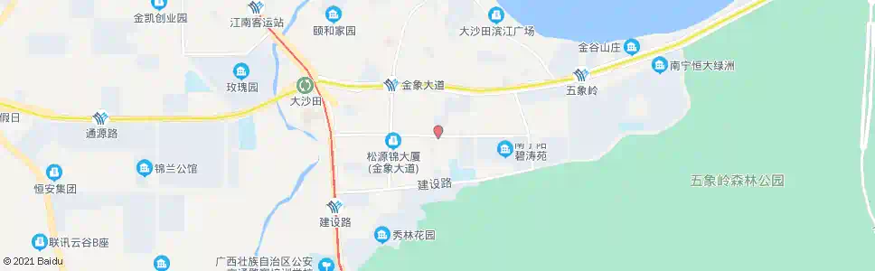 南宁德政团结路口_公交站地图_南宁公交_妙搜公交查询2025
