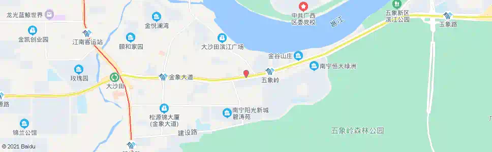 南宁银沙东风路口_公交站地图_南宁公交_妙搜公交查询2025