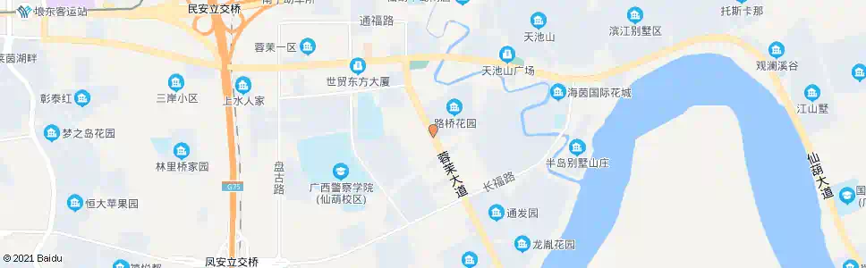 南宁荣茉牛岭路口_公交站地图_南宁公交_妙搜公交查询2025