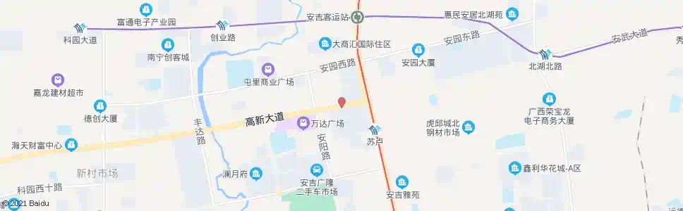 南宁大商汇_公交站地图_南宁公交_妙搜公交查询2025