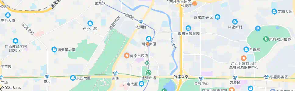 南宁祥宾金湖路口_公交站地图_南宁公交_妙搜公交查询2025