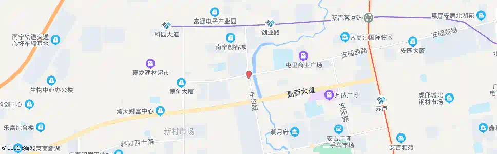 南宁丰达罗赖路口_公交站地图_南宁公交_妙搜公交查询2025
