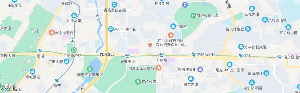 南宁景秀广场_公交站地图_南宁公交_妙搜公交查询2025