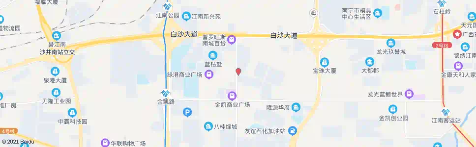 南宁沛鸿金阳路口_公交站地图_南宁公交_妙搜公交查询2025