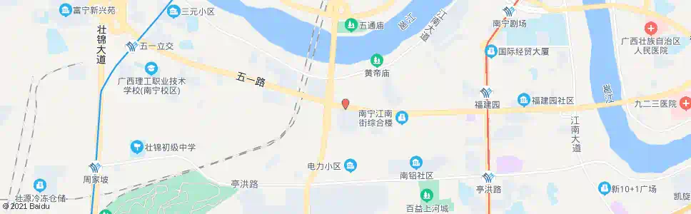 南宁白沙南建路口_公交站地图_南宁公交_妙搜公交查询2025
