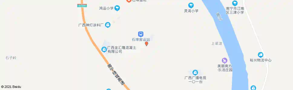 南宁石埠奶场_公交站地图_南宁公交_妙搜公交查询2025