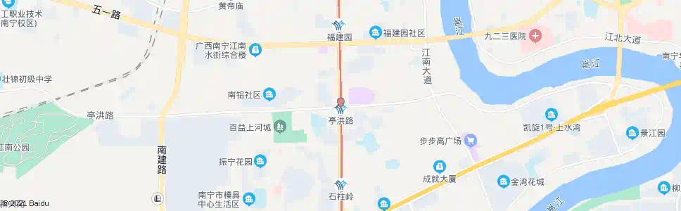 南宁星光亭洪路口_公交站地图_南宁公交_妙搜公交查询2025