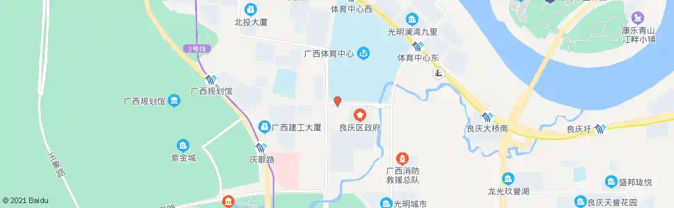 南宁歌海体强路口_公交站地图_南宁公交_妙搜公交查询2025