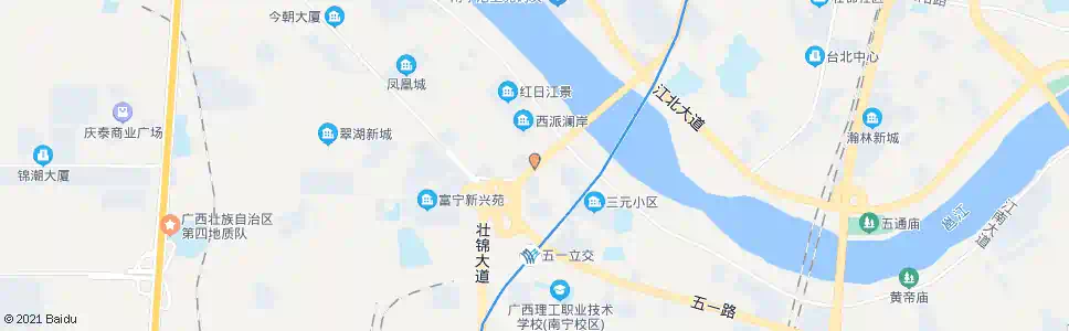 南宁中兴桥南_公交站地图_南宁公交_妙搜公交查询2025