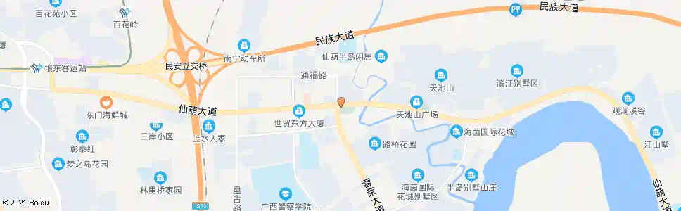 南宁仙葫管委会_公交站地图_南宁公交_妙搜公交查询2025