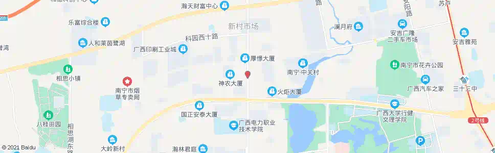 南宁科园西九路口_公交站地图_南宁公交_妙搜公交查询2025