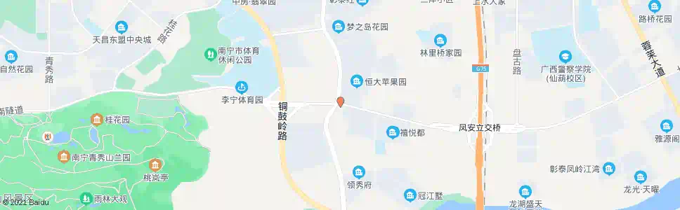 南宁凤岭南青环路口_公交站地图_南宁公交_妙搜公交查询2025