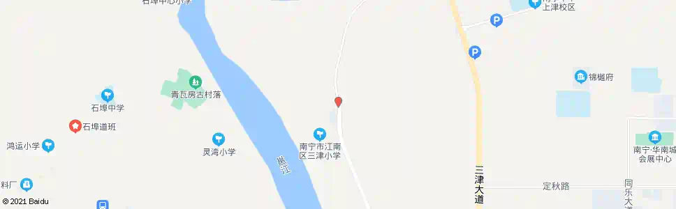 南宁三津村_公交站地图_南宁公交_妙搜公交查询2025