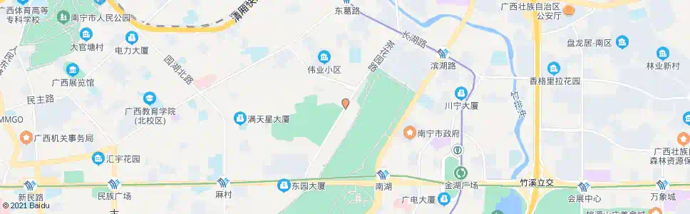 南宁茶花园竹塘路口_公交站地图_南宁公交_妙搜公交查询2025