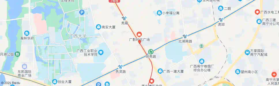 南宁友爱利客隆_公交站地图_南宁公交_妙搜公交查询2025