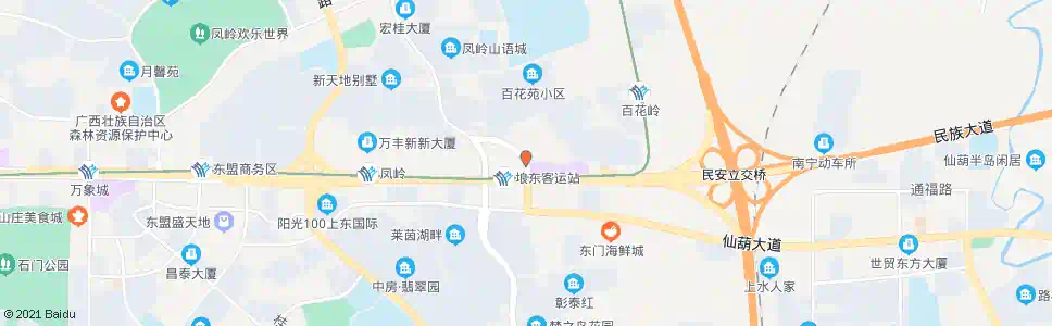 南宁枫林民族路口_公交站地图_南宁公交_妙搜公交查询2025
