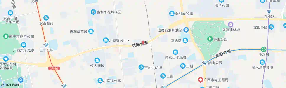 南宁皂角村_公交站地图_南宁公交_妙搜公交查询2025
