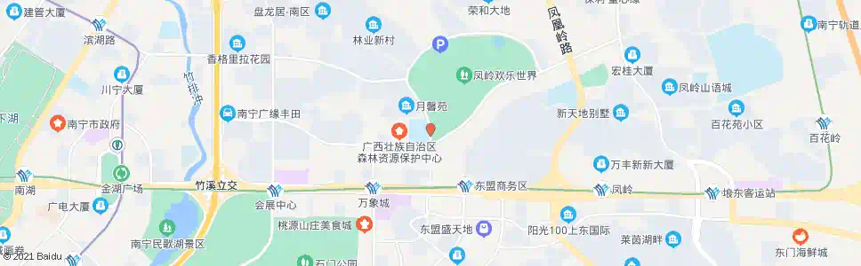 南宁云景月湾路口_公交站地图_南宁公交_妙搜公交查询2025