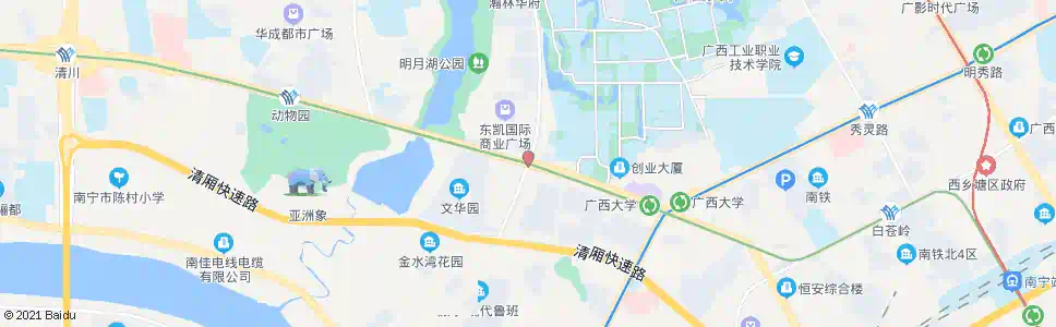 南宁鲁班路南_公交站地图_南宁公交_妙搜公交查询2025