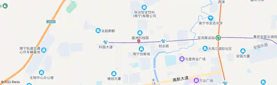 南宁高科振兴路口_公交站地图_南宁公交_妙搜公交查询2025