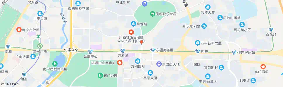 南宁白云月湾路口_公交站地图_南宁公交_妙搜公交查询2025
