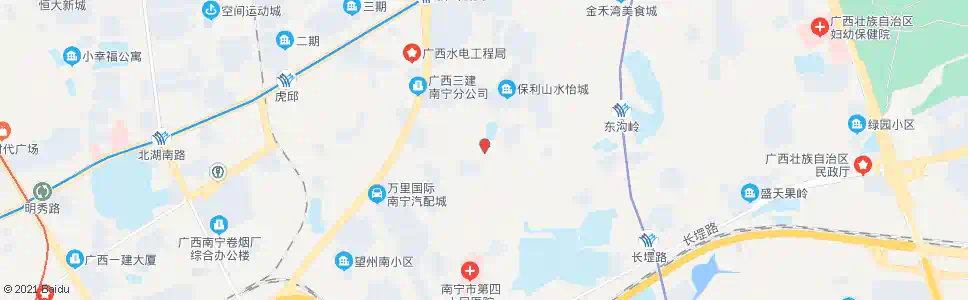 南宁燕子岭_公交站地图_南宁公交_妙搜公交查询2025