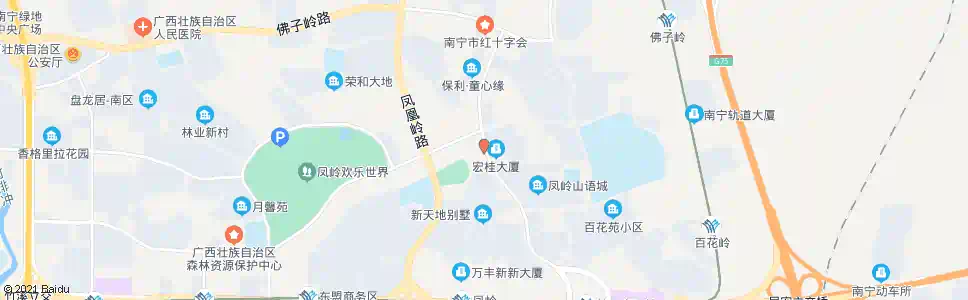 南宁枫林白云路口_公交站地图_南宁公交_妙搜公交查询2025