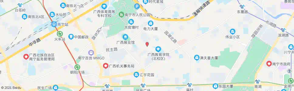 南宁思贤建政路口_公交站地图_南宁公交_妙搜公交查询2025