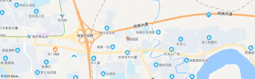 南宁通福开泰路口_公交站地图_南宁公交_妙搜公交查询2025