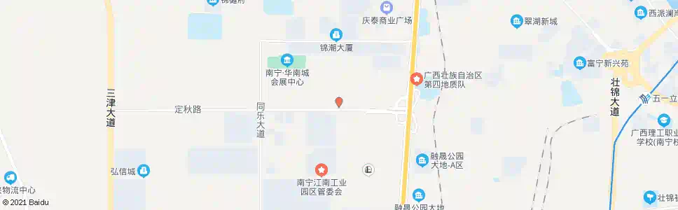 南宁仁和定秋路口_公交站地图_南宁公交_妙搜公交查询2025