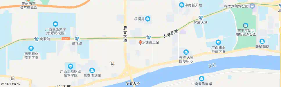 南宁西乡塘客运站(公交场站)_公交站地图_南宁公交_妙搜公交查询2025