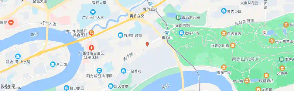 南宁英华青山路口_公交站地图_南宁公交_妙搜公交查询2025