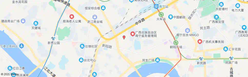 南宁华西北大路口_公交站地图_南宁公交_妙搜公交查询2025