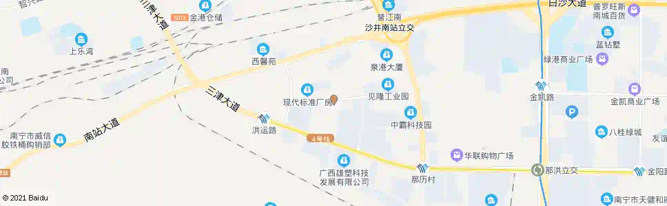 南宁金凯同兴路口_公交站地图_南宁公交_妙搜公交查询2025