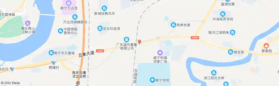 南宁福利村路口_公交站地图_南宁公交_妙搜公交查询2025